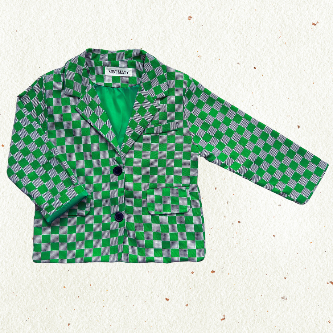 Groene Retro Blazer