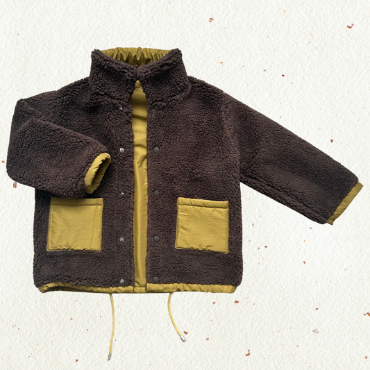 Dubbelzijdige Teddy Jas