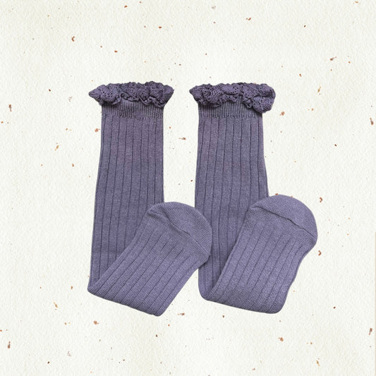 Sokken met ruche-rand